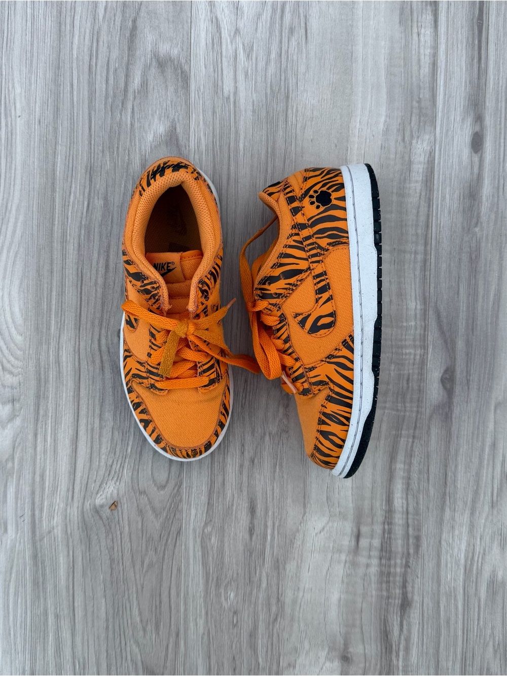 Nike Dunk Low Next Nature PS 'Tiger Stripes' Sneakers
